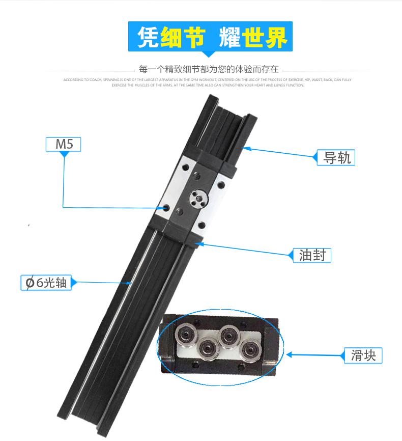 SVGB15UU3/4双轴心导轨